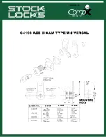 COMPX Stock Locks C4198 Dimensional Drawing preview