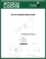 COMPX Stock Locks C5170 Dimensional Drawing preview