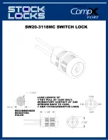 Предварительный просмотр 1 страницы COMPX SW20-3118MC Dimensional Drawing