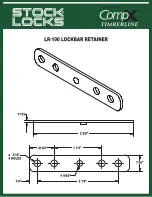 COMPX Timberlane LR-100 Instruction Sheet preview