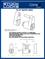 Preview for 1 page of COMPX TL-37 Dimensional Drawing