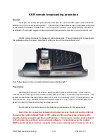 Comrex KKFI Manual preview