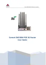 Предварительный просмотр 1 страницы Comset CM550W-POE User Manual