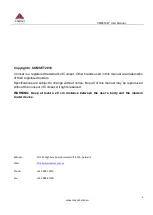 Preview for 4 page of Comset CM685V-W User Manual