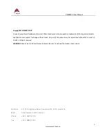 Preview for 4 page of Comset CM685VX User Manual