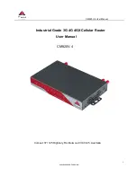 Comset CM820V-4 User Manual preview