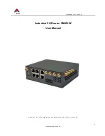 Preview for 1 page of Comset CM950W User Manual