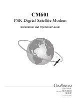 ComStream CM601 Installation And Operation Manual предпросмотр