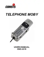 Предварительный просмотр 1 страницы Comsys OND-2015 User Manual