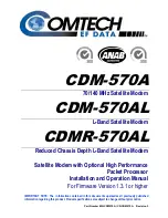 Comtech EF Data cdm-570a Installation And Operation Manual preview