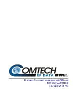 Preview for 322 page of Comtech EF Data CDM-625 Installation And Operation Manual