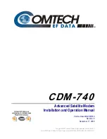 Preview for 7 page of Comtech EF Data CDM-740 Installation And Operation Manual