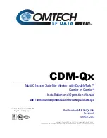 Preview for 3 page of Comtech EF Data CDM-Qx Installation And Operation Manual