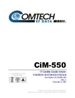 Preview for 5 page of Comtech EF Data CIM-550 Installation And Operation Manual