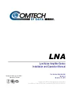 Предварительный просмотр 3 страницы Comtech EF Data CLNA Installation And Operation Manual