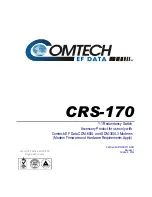 Preview for 3 page of Comtech EF Data CRS-170 Installation And Operation Manual