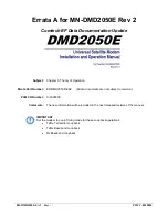 Предварительный просмотр 3 страницы Comtech EF Data DMD-2050E Installation And Operation Manual