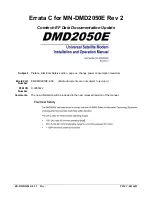 Предварительный просмотр 9 страницы Comtech EF Data DMD-2050E Installation And Operation Manual