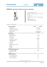 Comtech EF Data FOT3 Product Manual предпросмотр