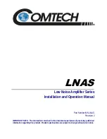 Comtech EF Data LNAS Installation And Operation Manual предпросмотр