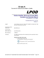 Предварительный просмотр 5 страницы Comtech EF Data LPOD Installation And Operation Manual