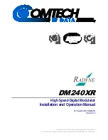 Preview for 3 page of Comtech EF Data Radyne DM240XR Installation And Operation Manual