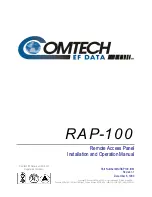 Preview for 2 page of Comtech EF Data RAP-100 Installation And Operation Manual