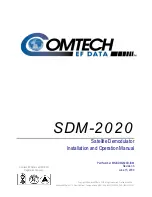 Предварительный просмотр 2 страницы Comtech EF Data SDM-2020 Installation And Operation Manual