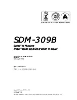 Preview for 2 page of Comtech EF Data SDM-309B Installation And Operation Manual