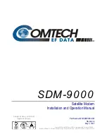 Preview for 9 page of Comtech EF Data SDM-9000 Installation And Operation Manual