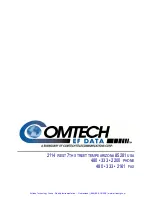 Preview for 344 page of Comtech EF Data SLM-3650 Installation And Operation Manual