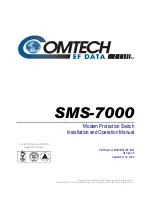 Preview for 9 page of Comtech EF Data SMS-7000 Installation And Operation Manual