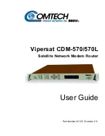 Предварительный просмотр 1 страницы Comtech EF Data Vipersat CDM-570L User Manual