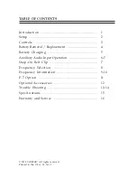 Preview for 2 page of Comtek M-175 Operator'S Manual