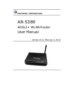 Comtrend Corporation AR-5389 User Manual предпросмотр