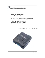 Preview for 1 page of Comtrend Corporation CT-5071T User Manual