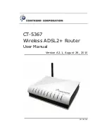 Preview for 1 page of Comtrend Corporation CT-5367 User Manual