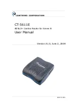 Comtrend Corporation CT-5611E User Manual preview