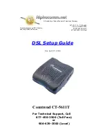 Comtrend Corporation CT-5611T Setup Manual предпросмотр