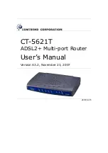 Comtrend Corporation CT-5621T User Manual preview