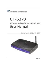 Предварительный просмотр 1 страницы Comtrend Corporation CT-6373 User Manual