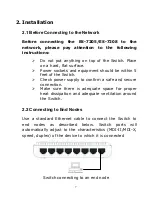 Preview for 7 page of Comtrend Corporation ES-7205 User Manual