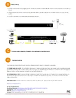 Предварительный просмотр 2 страницы Comtrend Corporation GS-7324 Quick Installation Manual