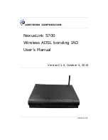 Preview for 1 page of Comtrend Corporation NexusLink 5700 User Manual