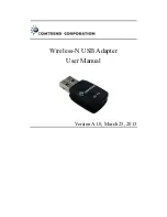 Предварительный просмотр 1 страницы Comtrend Corporation WD-1021 User Manual