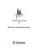 Comtrol DeviceMaster Up Hardware Installation Manual preview
