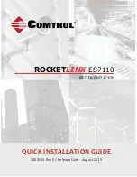 Preview for 1 page of Comtrol ROCKETLINX ES7110 Quick Installation Manual