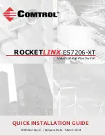 Comtrol ROCKETLINX ES7206-XT Quick Installation Manual preview