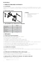 Preview for 74 page of Comunello Automation BORDER 400 Installation And User Manual