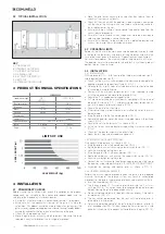 Preview for 16 page of Comunello Automation CONDOR 500 S Installation And User Manual